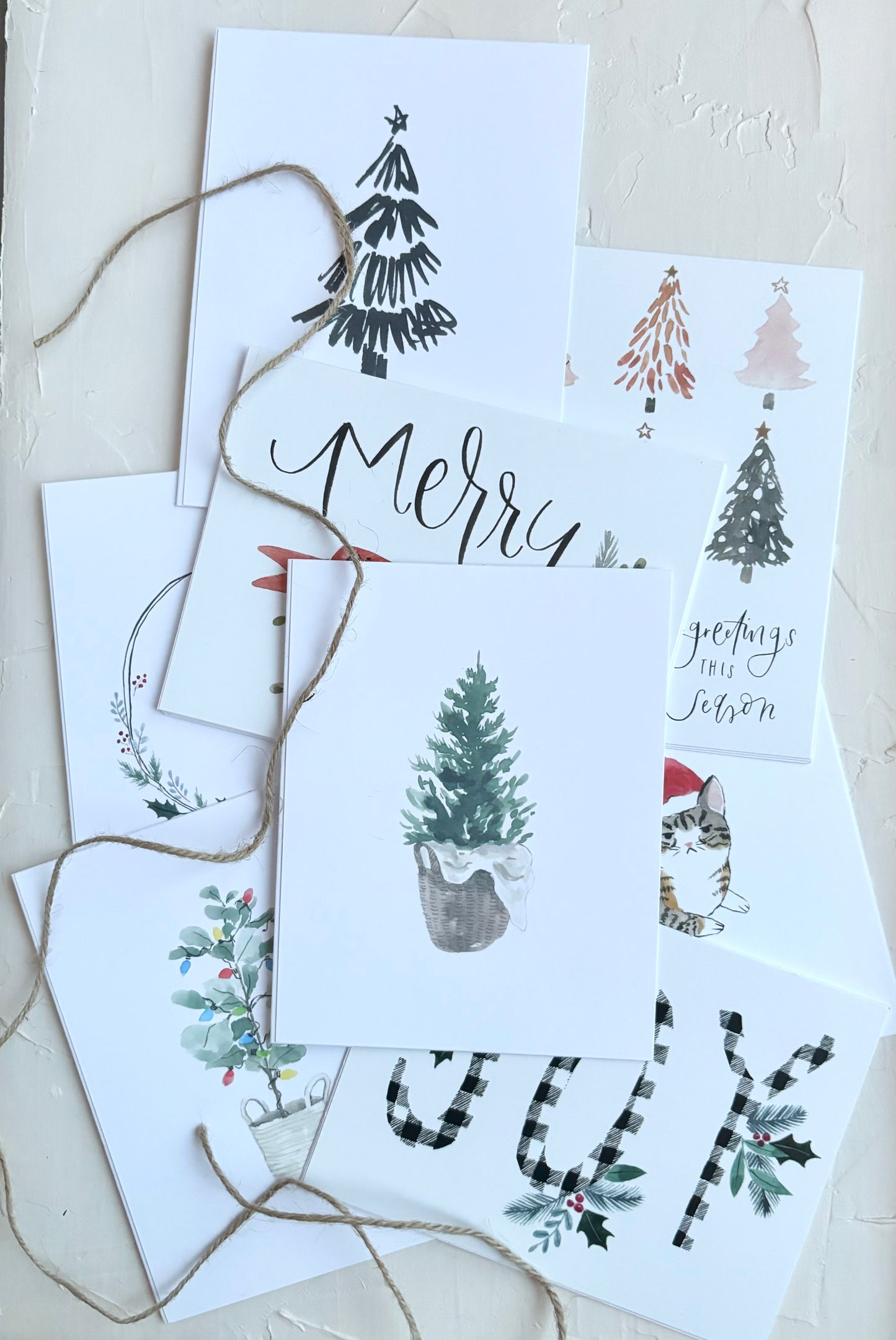 Christmas 10 card pack