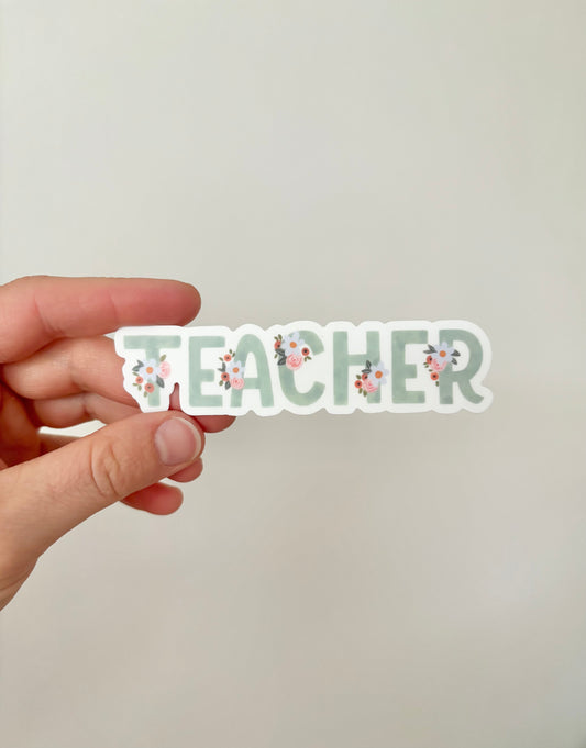 Teacher sticker