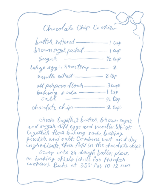 Chocolate chip recipe