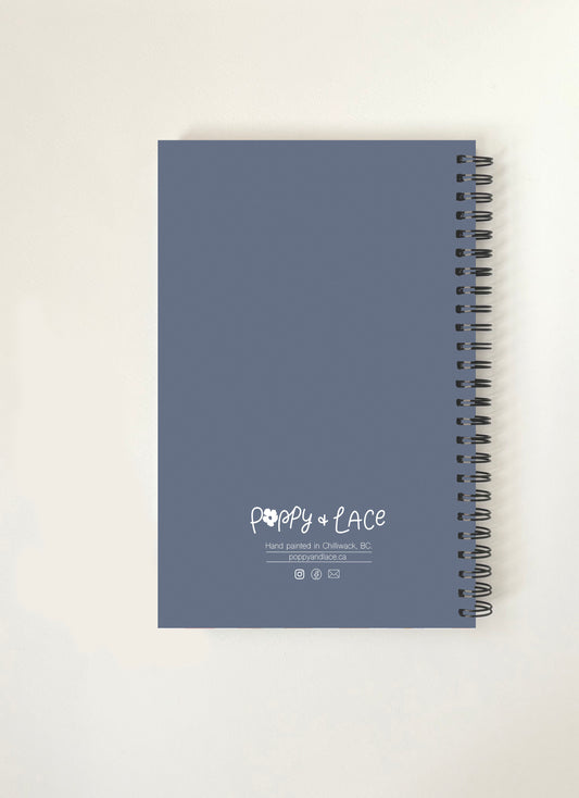 Blue Cheam notebook -blank pages