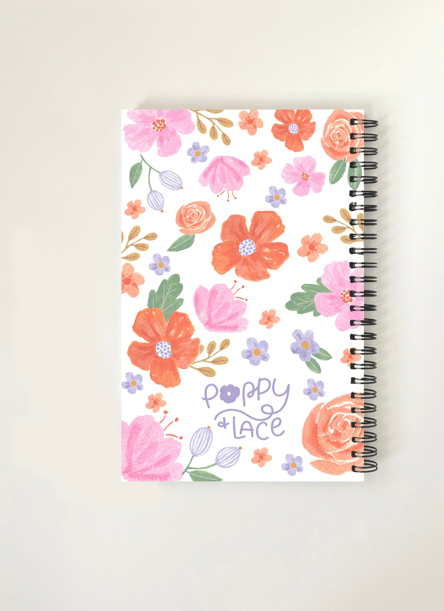 Bright floral notebook