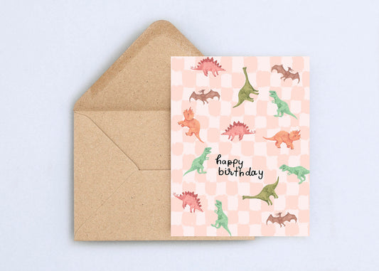Dinosaur card
