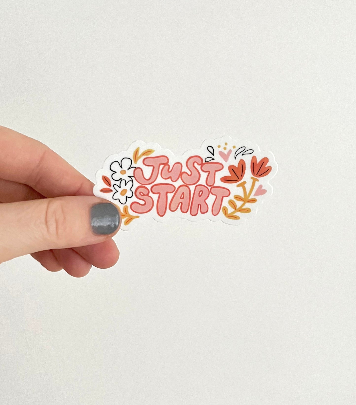 Just start sticker