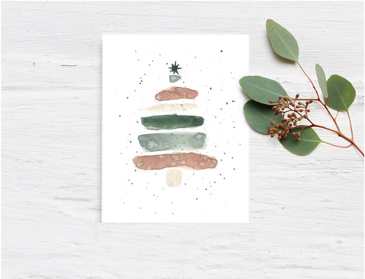 Abstract Christmas tree