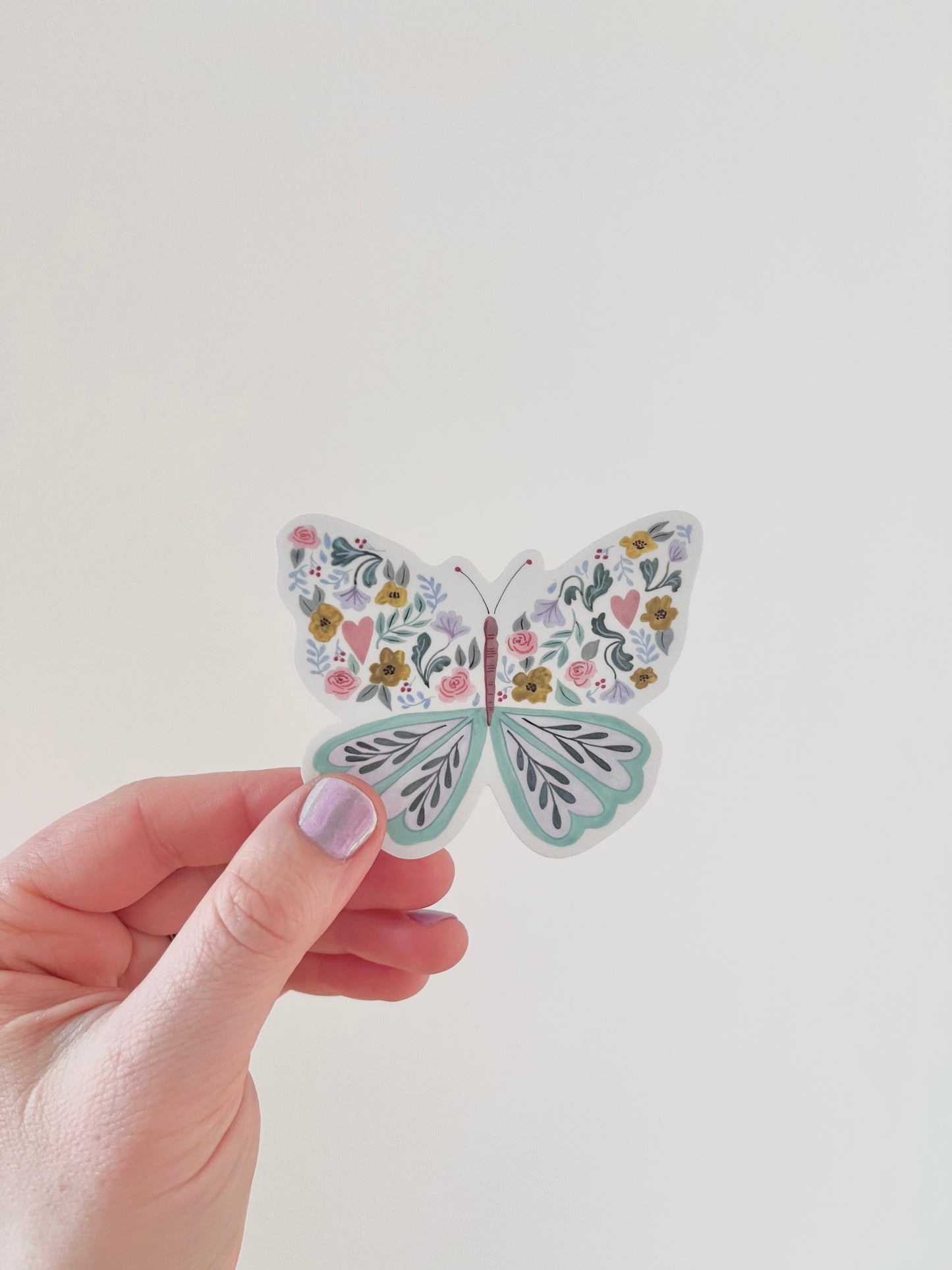 Butterfly sticker