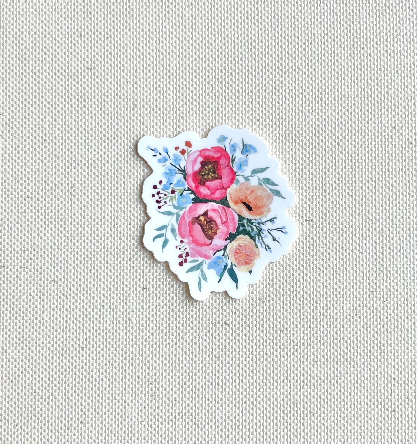 Floral sticker