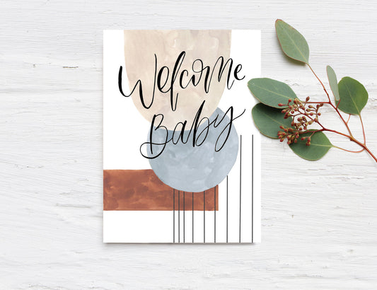 Boho welcome baby