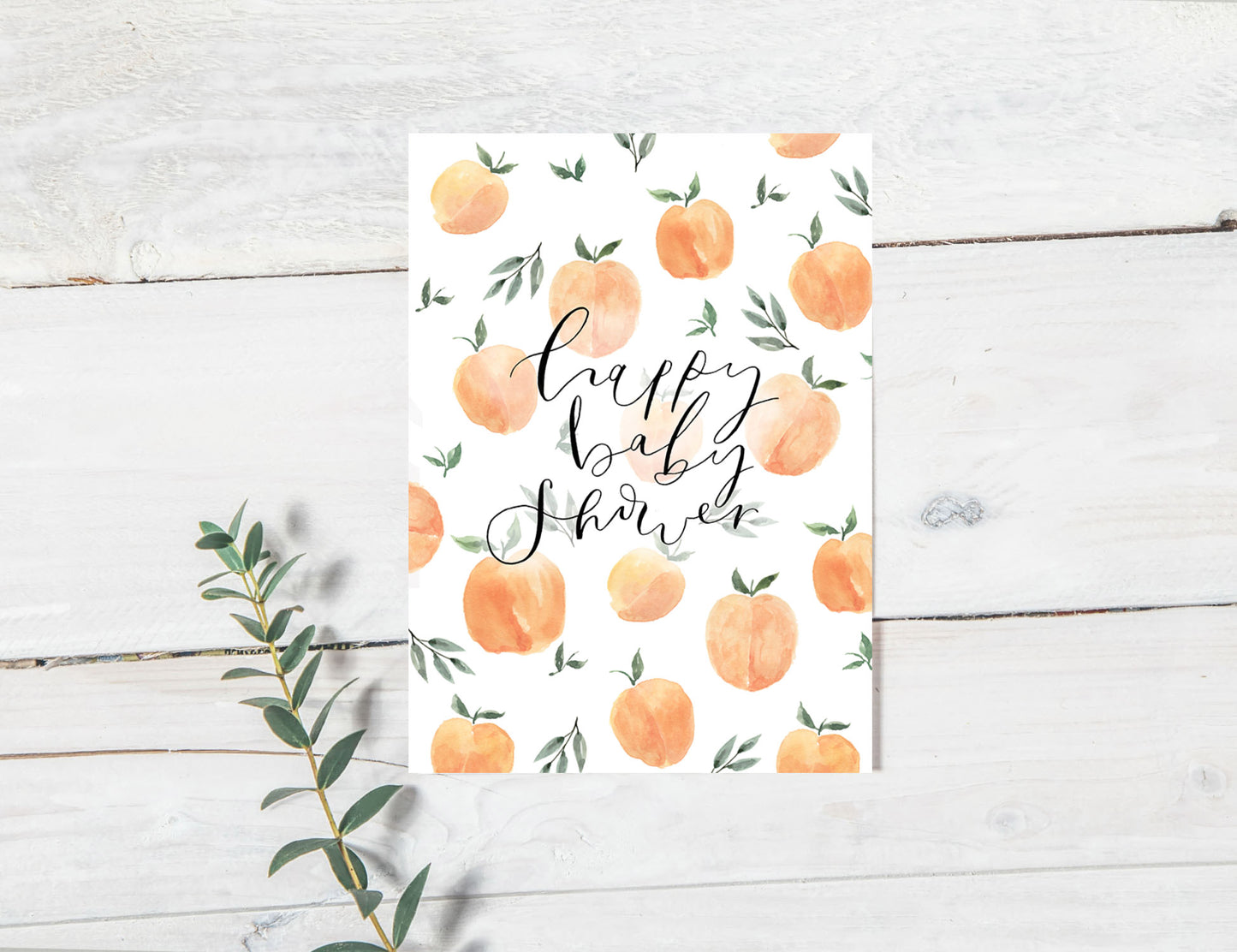 Peaches Baby shower