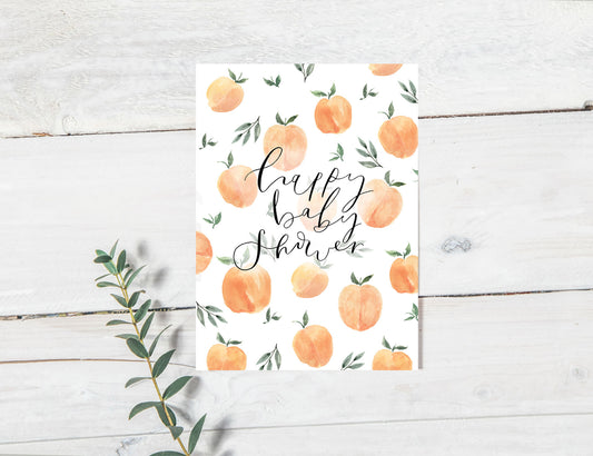 Peaches Baby shower