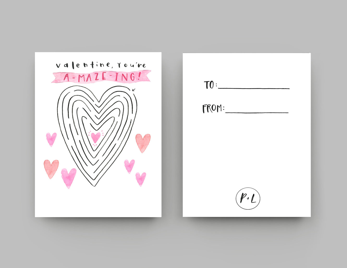 Valentines heart maze