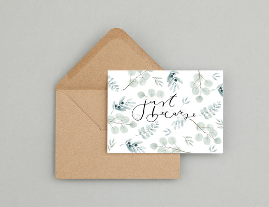 Just because eucalyptus