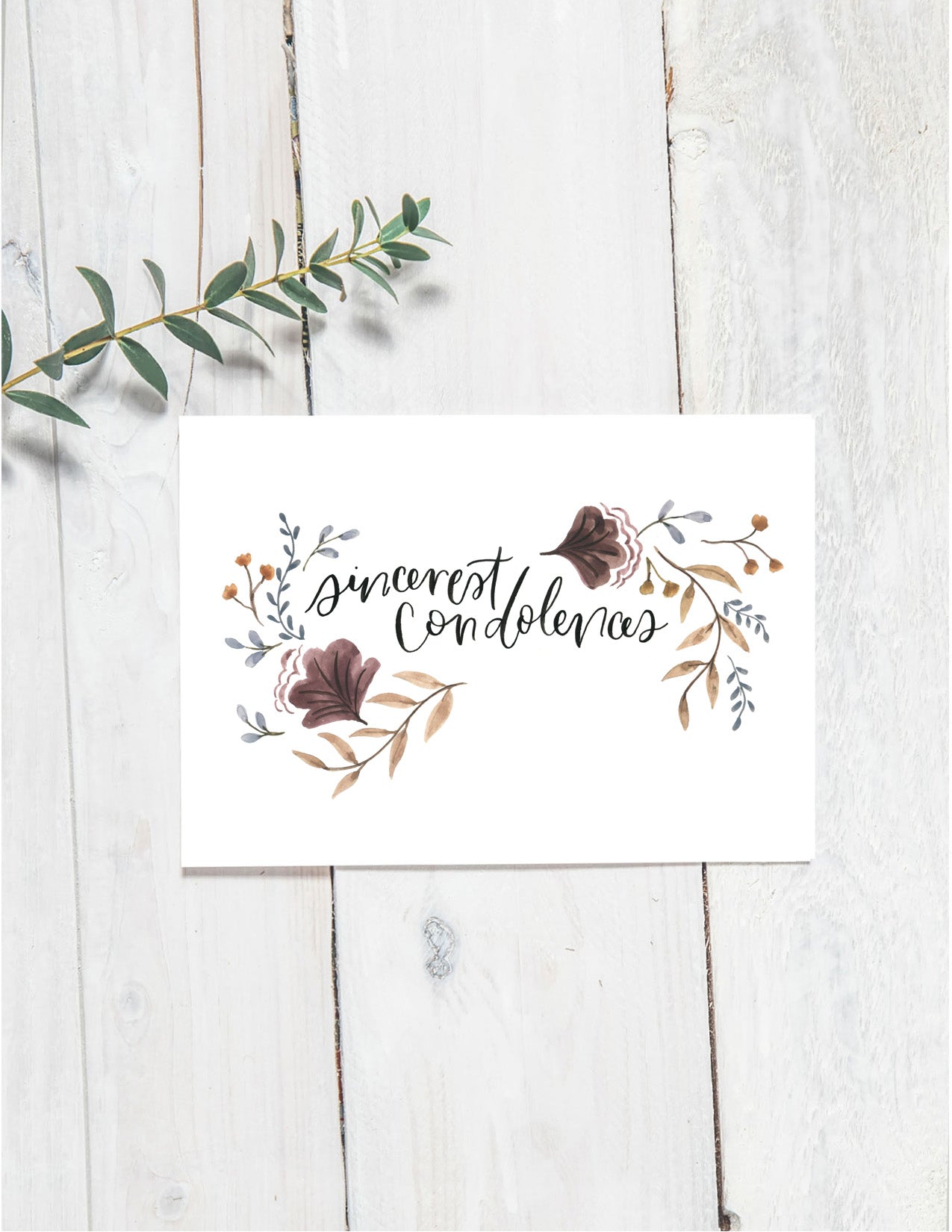 Sincerest condolences