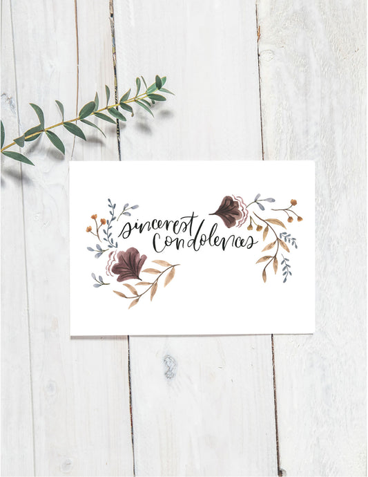 Sincerest condolences