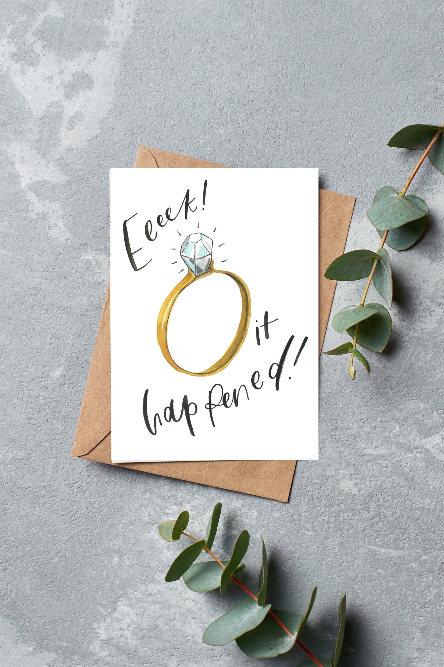 Engagement card