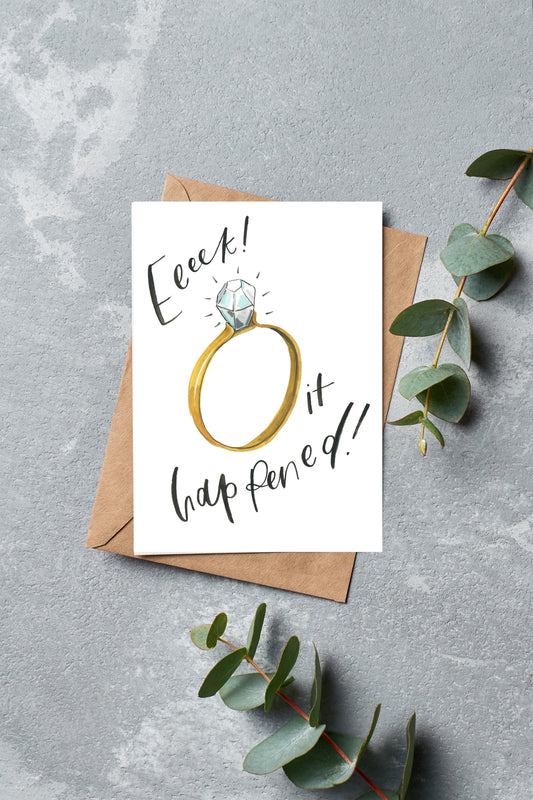 Engagement card