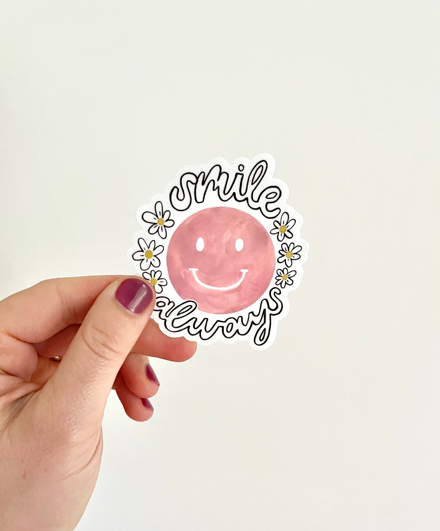 Smile always sticker