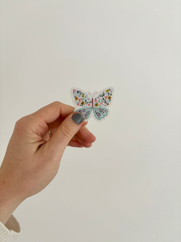 Small butterfly sticker