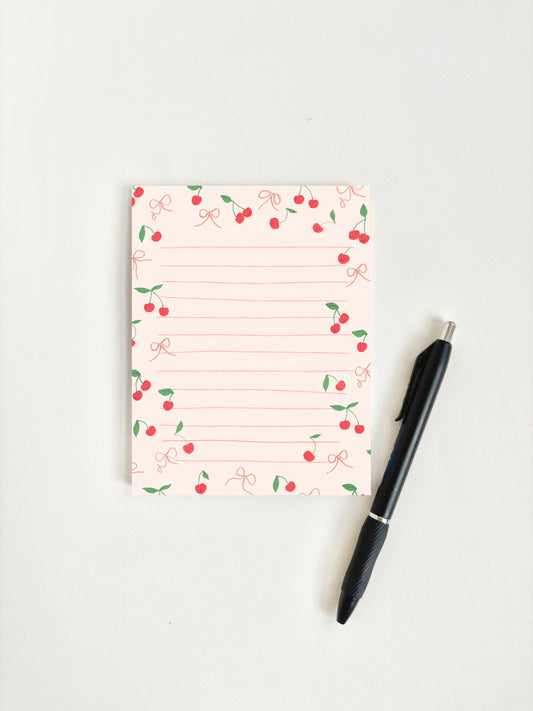 Cherry notepad