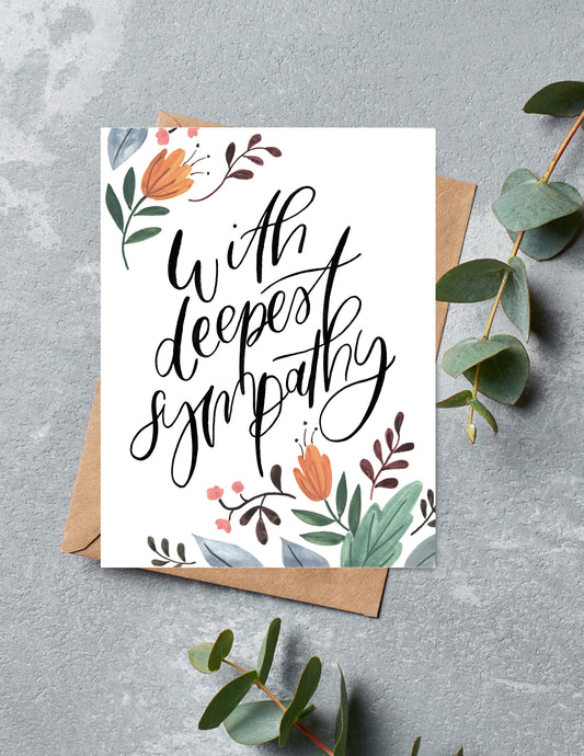 With deepest Sympathy